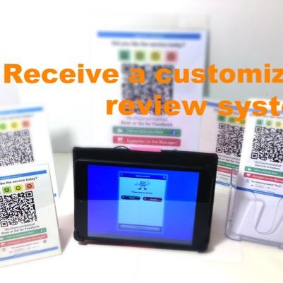 We provide a valuable in-house service  to get instant feedback/review from customers.  Negative comments does not go to the web. No more Yelpers anxiety!