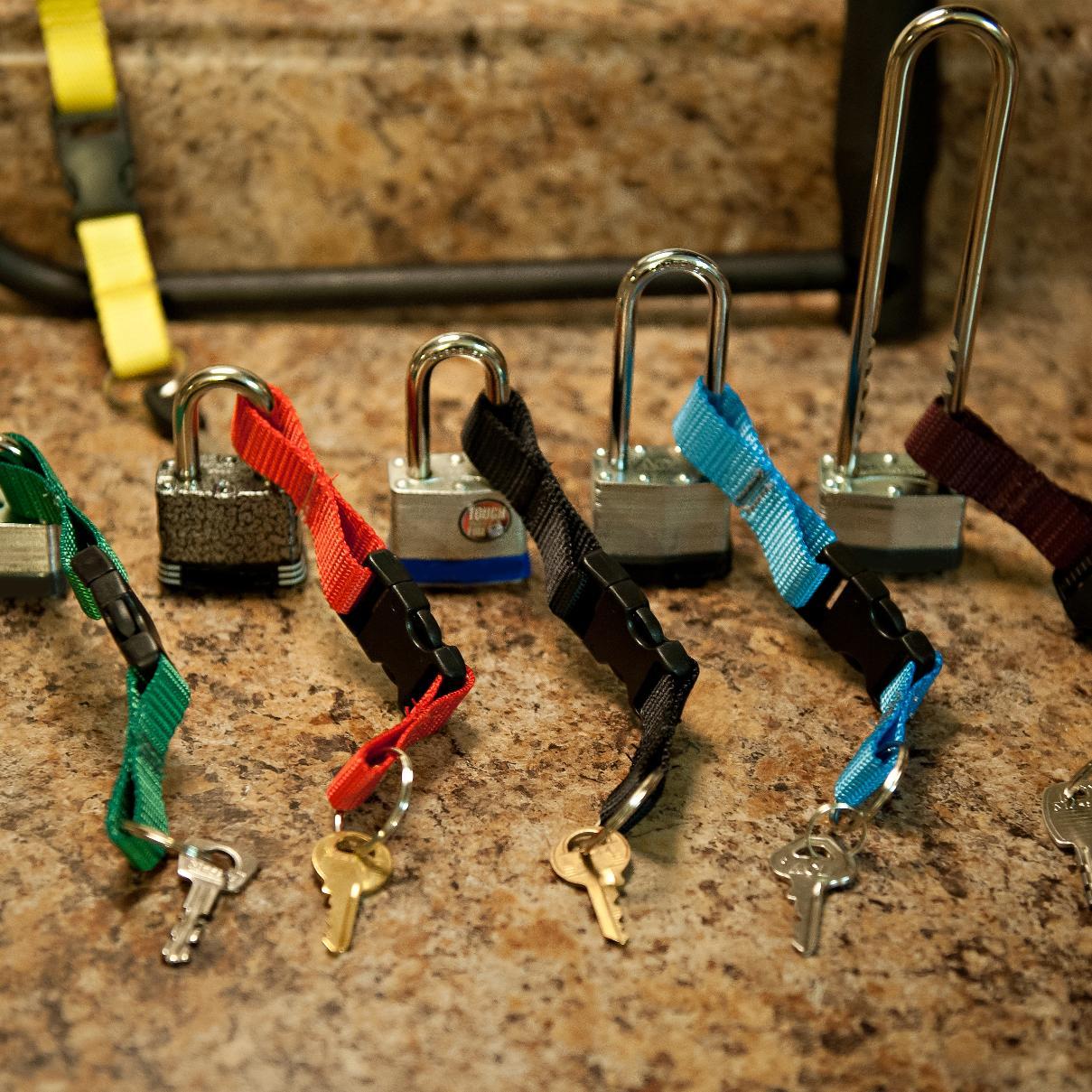 LockLanyard's profile picture. The Lock Lanyard is a new, easy-to-use, color-coded device designed to secure a key to its appropriate lock.