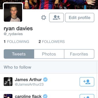 new twitter @_rydavies
