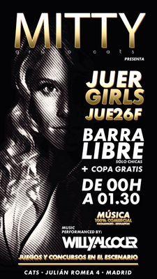 ListasMittyGirl's profile picture. LISTAS VIP CHICAS. CUENTA EXCLUSIVA PARA VOSOTRAS. Colaborador en @infoselections. @NOCHES_MADRID