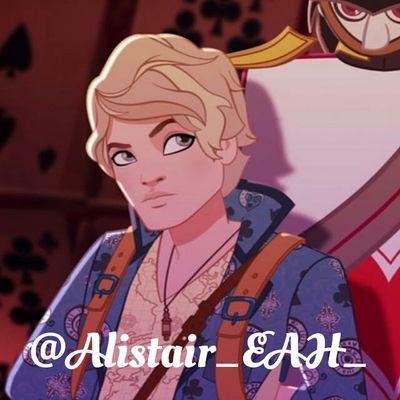 hey I'm Alistair Wonderland Son of Alice I'm new to Ever After High /BFFA's are @imLizzie_EAH ,@imKitty_EAH @Maddie_EAH & @Bunny_Blanc_EAH #taken by my apple pi