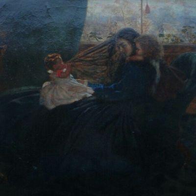 Left X 9.20am 8th Oct 2024.
Etching, oil, watercolours and more. Born 13 March 1836. Died 25 November 1875