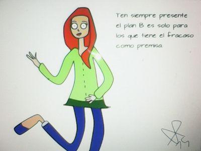 En el intento de ser humana