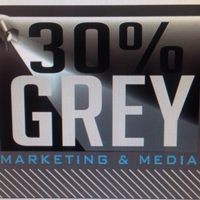 30% Grey Marketing & Media is a social media marketing firm. We specialize in helping small businesses tell very short stories about the businesses they love.
