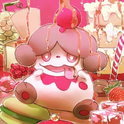 “Pluff..” Slurpuff has a different color body then the rest. She tries to act like her Trainer by copying her. [Lv. 80|Trainer:@CuteDistortionB][#ShinySquad]