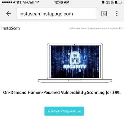 On-demand, human-powered vulnerability scanning for $99.
