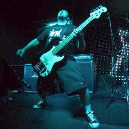 Bass player in Fun With Explosives, The Dog Trackers and Anger In Motion
