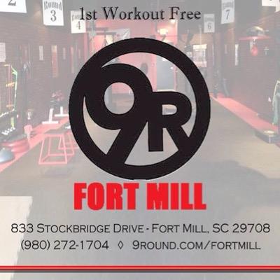 9RoundFortMill's profile picture. 9Round™ is an awesome kickbox fitness center dedicated to serving clients who want a fast, fun 30 minute full body workout.  Your first workout is always FREE!