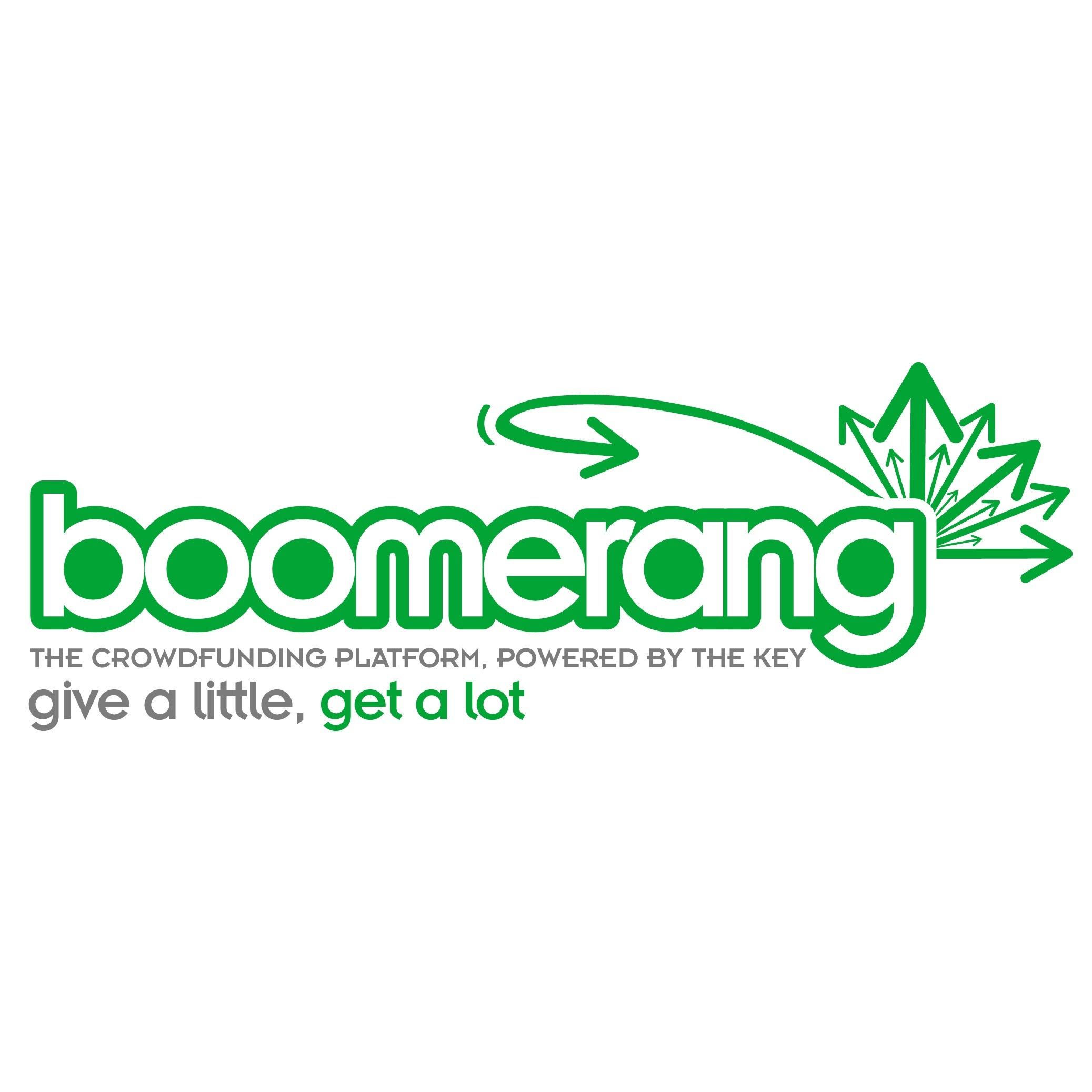 Boomerang is the crowdfunding platform powered by The Key. Boomerang - give a little, get a lot.