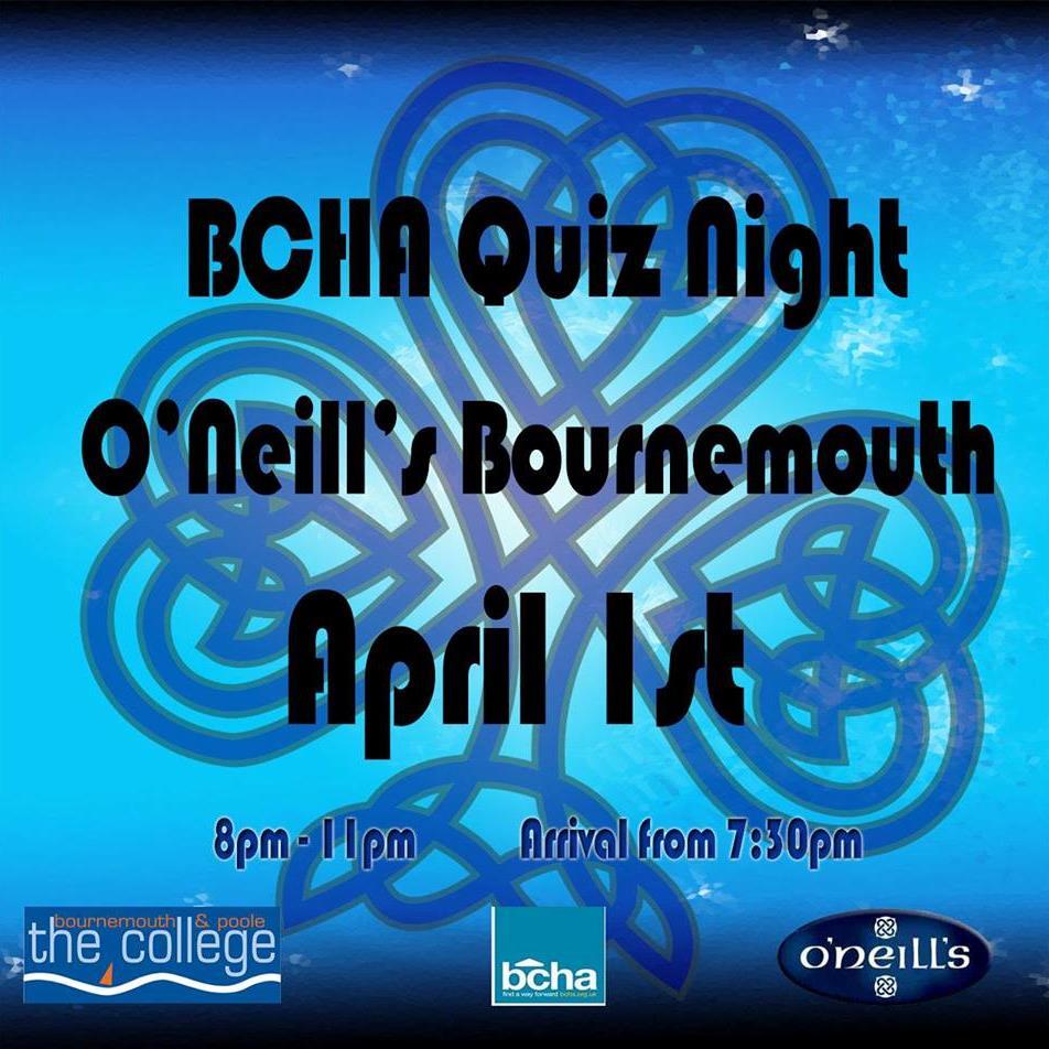 BCHA Quiz Night 1st April