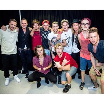 :) in love with 5 boys (: