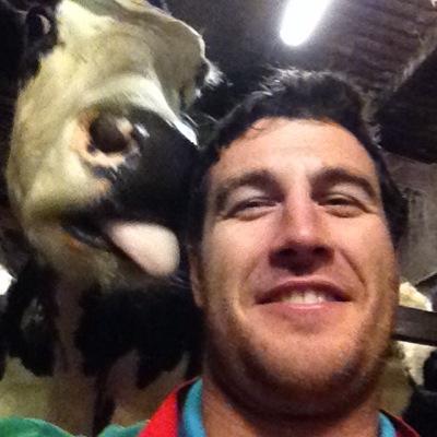 Dairy farmer on a family farm in central Scotland