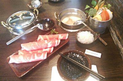 Japanese style shabu-shabu located in Westin Copley Square.