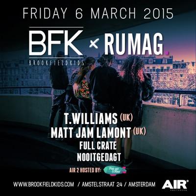 UKGARAGE • UKHOUSE • DEEPHOUSE • FUTURE HIPHOP & R&B • next 06-03-2015 | AIR AMSTERDAM