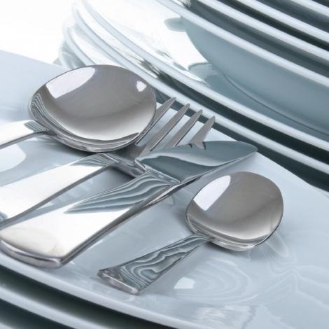Porcelain dinnerware, stainless steel flatware, glass drinkware, glass food storage jars and more, available only through authorized resellers