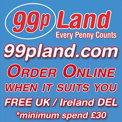 99p Store that delivers to your door, 3500 lines that are 99p or under.