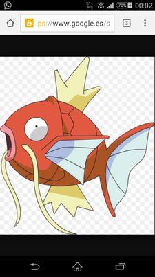 Quién no ha tenido su época pokémon? Yo aún la tengo y necesito una pequeňa ayuda para salvar a este dulce pececito