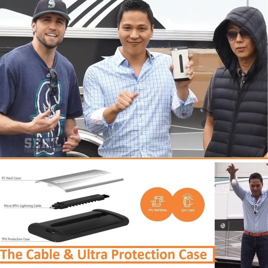Like mad scientists in the lab, we are creating a new standard for your mobile life by breaking bad companies away from you! Our CABLE CASE is now available!