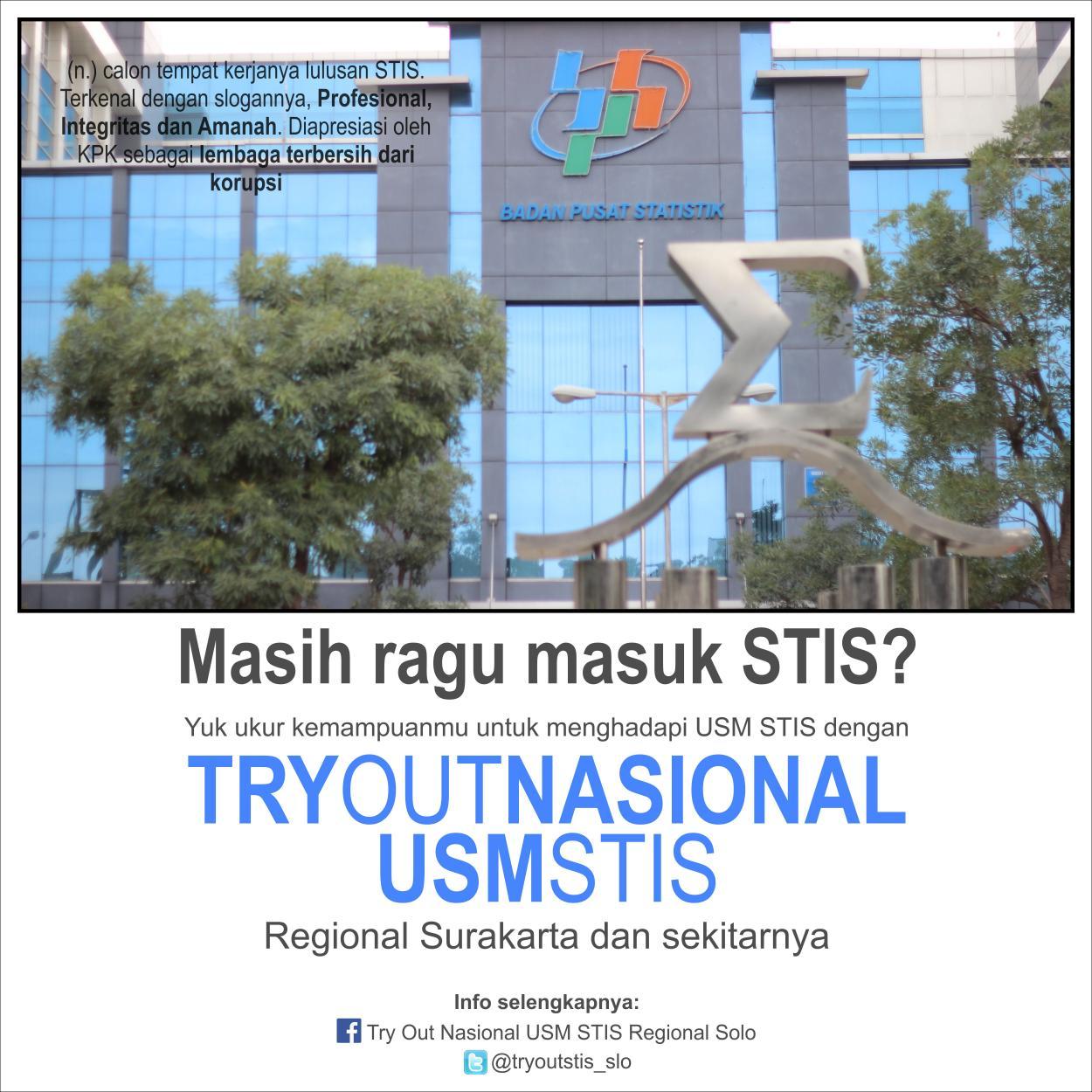 Akun Resmi Try Out USM STIS Regional Solo