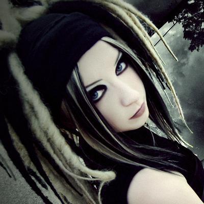 Wrestler in mourning. Unwed bride, undead pride. Little Miss Phreakish. The half of #420BC who's been dead longer. (efed roleplaying)