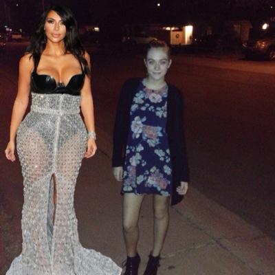 Just a seventeen year old girl dedicating her life to Kim Kardashian.