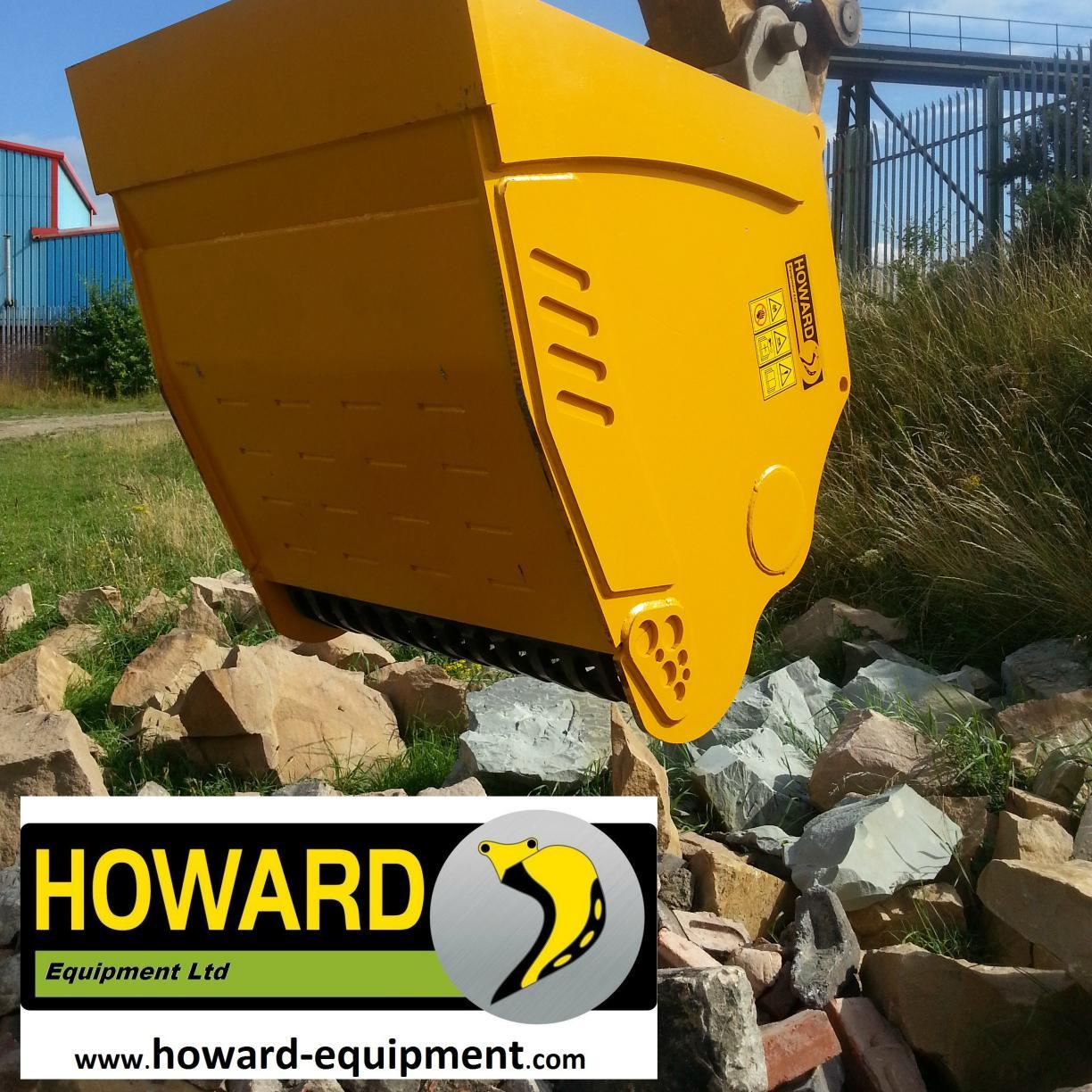 Howard Equipment produce a wide range of excavator/Loader attachments such as Crusher, Screening buckets, tree saws.