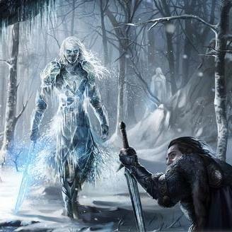 Vivo tan al norte, que estoy en Sothoryos. Me gusta el hielo. Era amigo de los Stark antes de que crearan ese maldito muro. En busca de un cuerno.