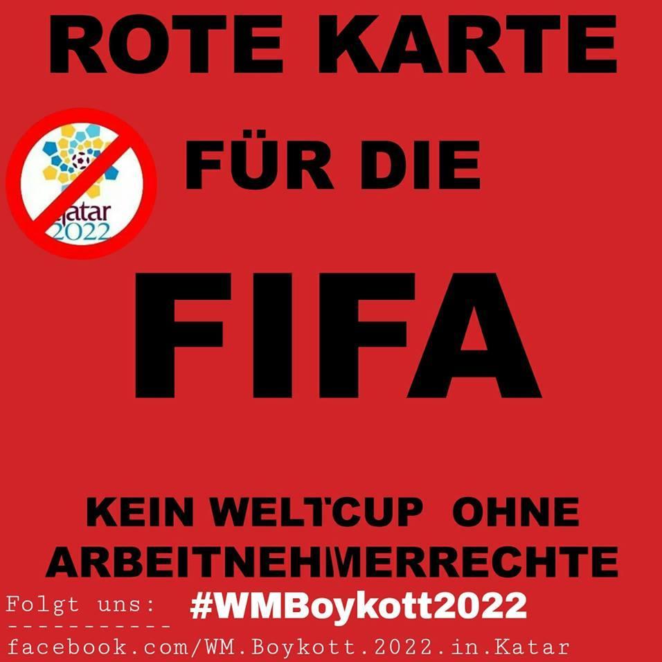 Sag NEIN zur WM 2022 in Katar!