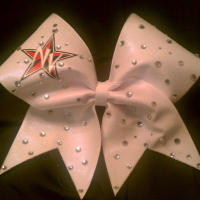 Custom made cheer, dance and team bows! order yours today at customerservice@bowevny.com or call (970)689-9040