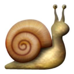 just a snail