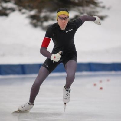 Long Track Speed Skater.
