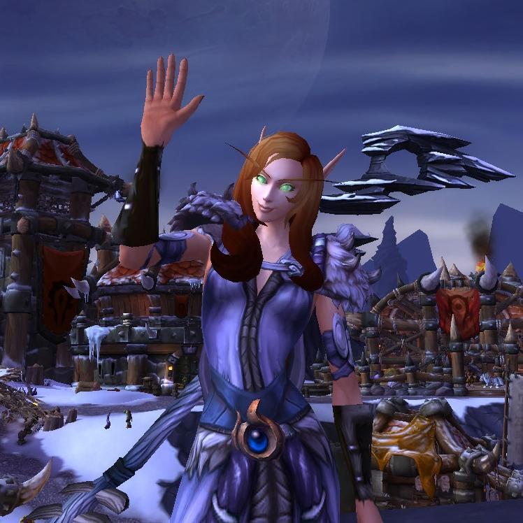 Just a BElf wandering around Azeroth in the pursuit of mini-pet domination.