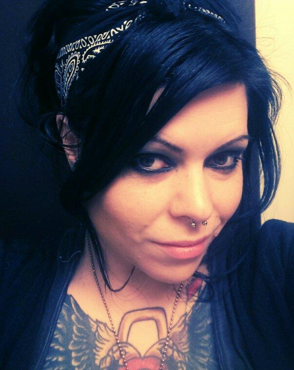 Wife of Detroit area tattoo artist Corey Keys Maxey.