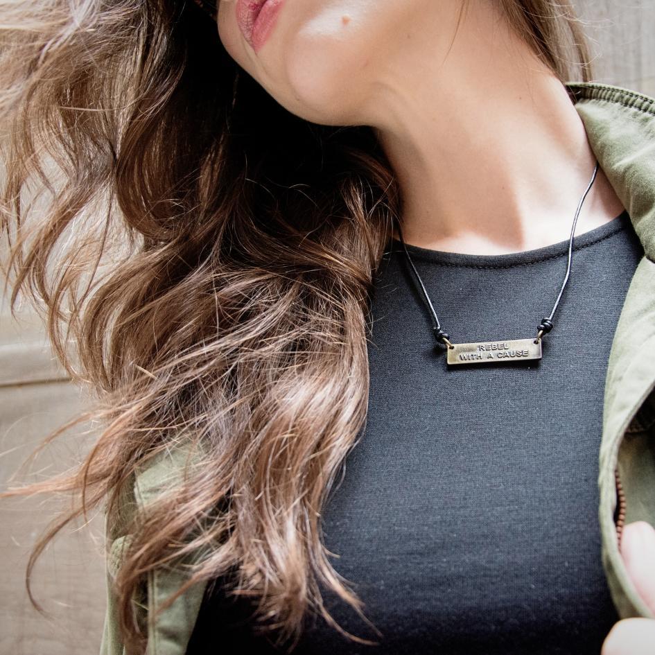 Jewelry with a statement. When a little rebellion becomes a riot...