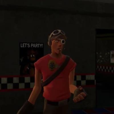 works at Freddy fazbear's pizza