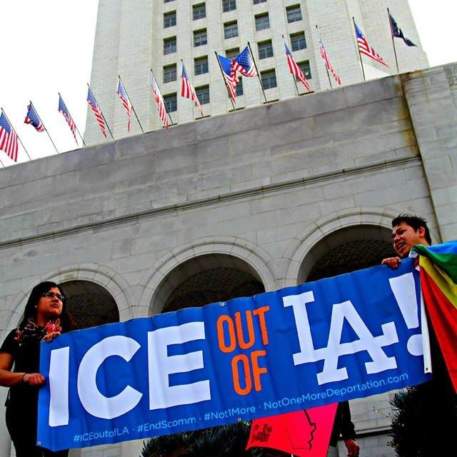 The ICE out of LA Coalition is composed of organizations from around Los Angeles County which share a deep concern over the issue of mass deportations.