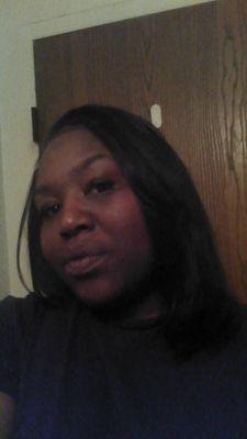 Just my 2 babies ♥ me and him♥   new account..kicked out old 1.. #TeamFollowYaBishBidack lol  IG: tamikablacc♥