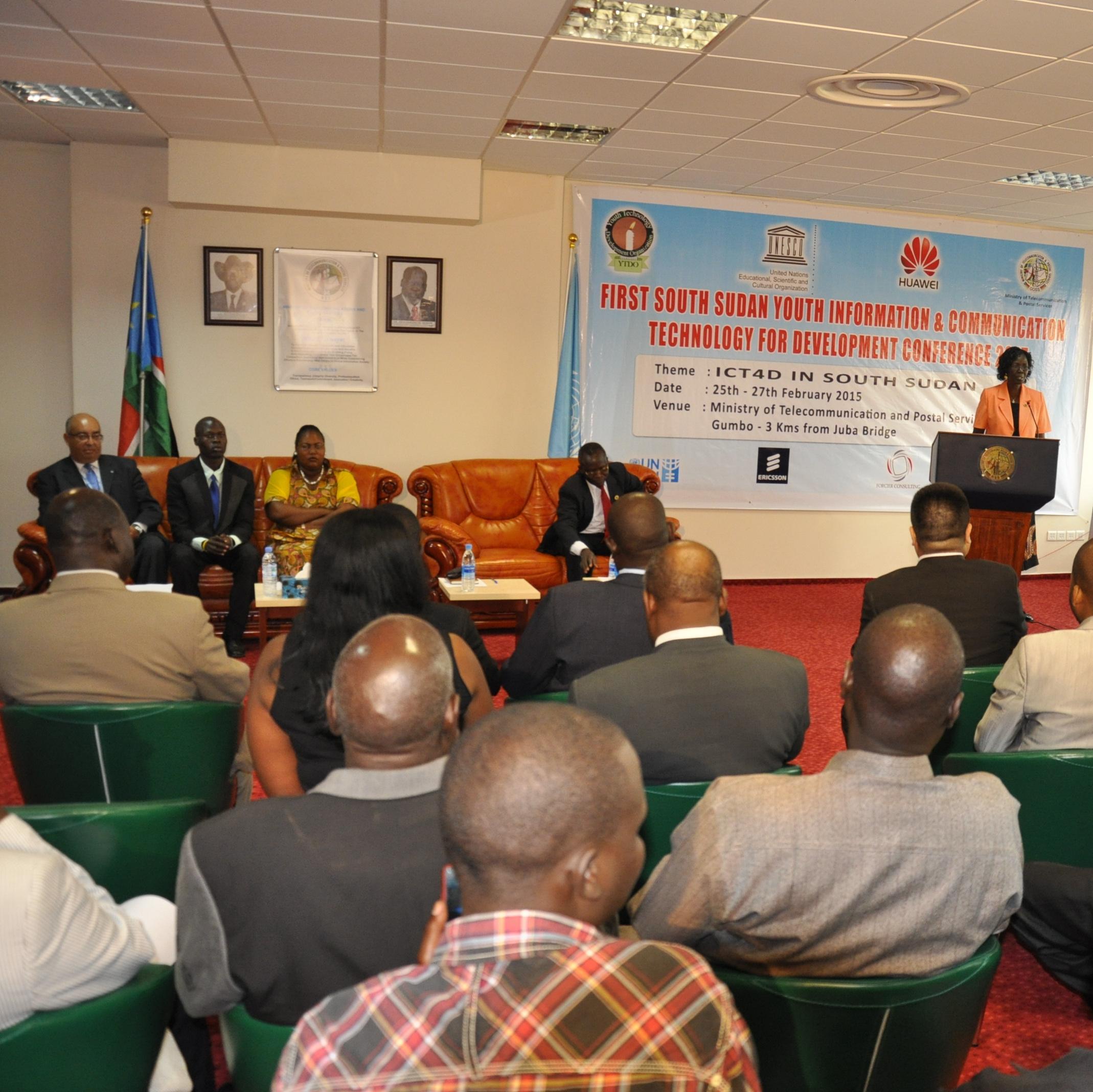 ict4dSouthSudan's profile picture. The 1st South Sudan ICT4D Conference - a joint effort between UNESCO Juba and Youth Technology Development Organization (YTDO).