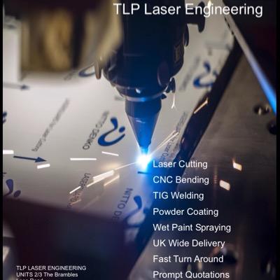 TLP Laser Engineering is the sister company of http://t.co/jE3TnEnAPb Laser Cutting, CNC Bending, TIG Welding, Powder Coating #ukmfg