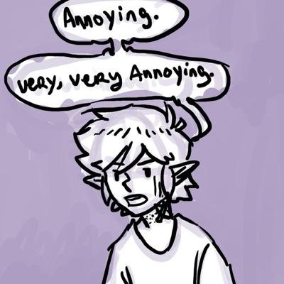 ''Hmpft. Like I need school, the only thing you do is learning about useless subjects and be around yelling twats. Especially that smartass Vio!''