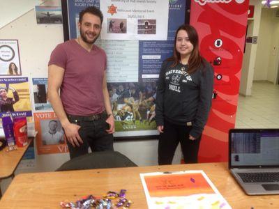 We work for and represent all Jewish students studying here in Hull.