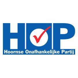 Hoornse Onafhankelijke Partij. (HOP) lokale politieke partij met twee raadsleden in de gemeenteraad van Hoorn