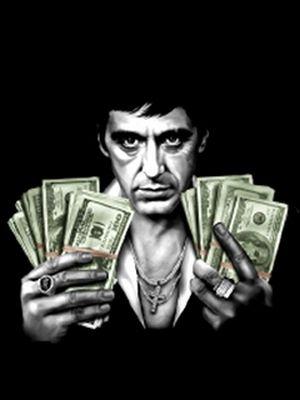 Biggest pair of cajones since Tony Montana - First you get the money, then you get the power, then you get the women.