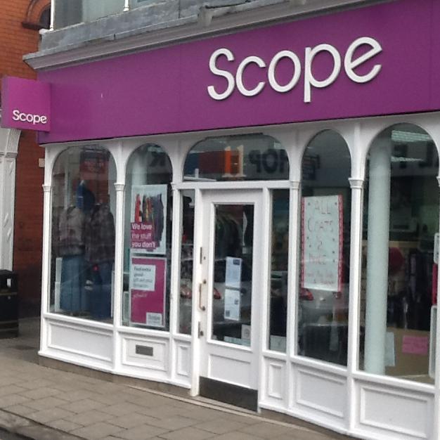 Scope Ripon selling a range of quality items to support disabled people and their families. Pop in and see us soon!