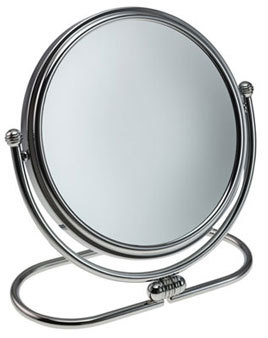 Shaving mirrors UK - quality chrome shaving mirror - contemporary men's shaving mirrors