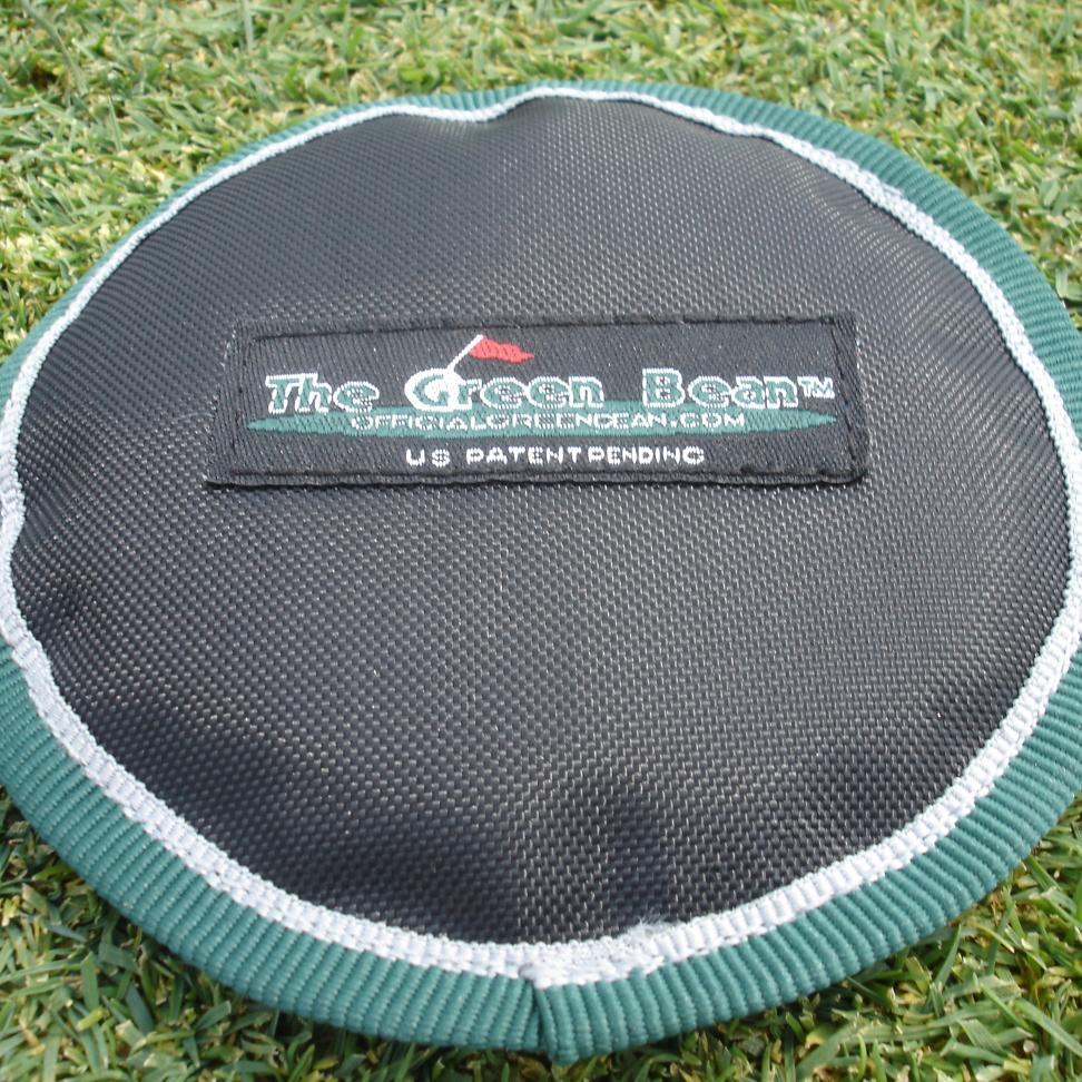 The Green Bean was designed as a compact putting aid. With the Green Bean you can Toss-Aim-Putt at a proper target that mimics a real golf hole.