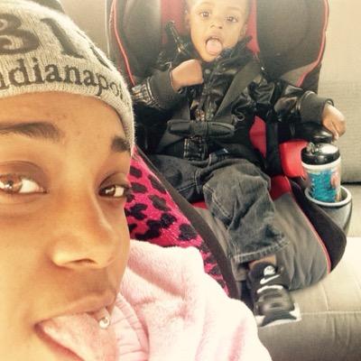 Loving my son Kayden.