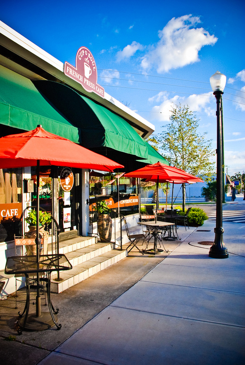 Cup O Soul is a coffee shop located on the corner of Orange Ave and Holt Ave.