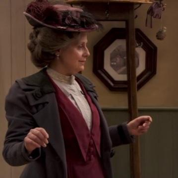 A young girl of society should be concerned with hemlines, table mats and the cost of iron ore, not wasting her youth changing the world. [Parody]
