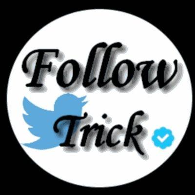Retweet to win followers, follow all that retweetaram and follow back everyone who followed
you. #FOLLOWTRICK #RETWEET #FOLLOWBACK